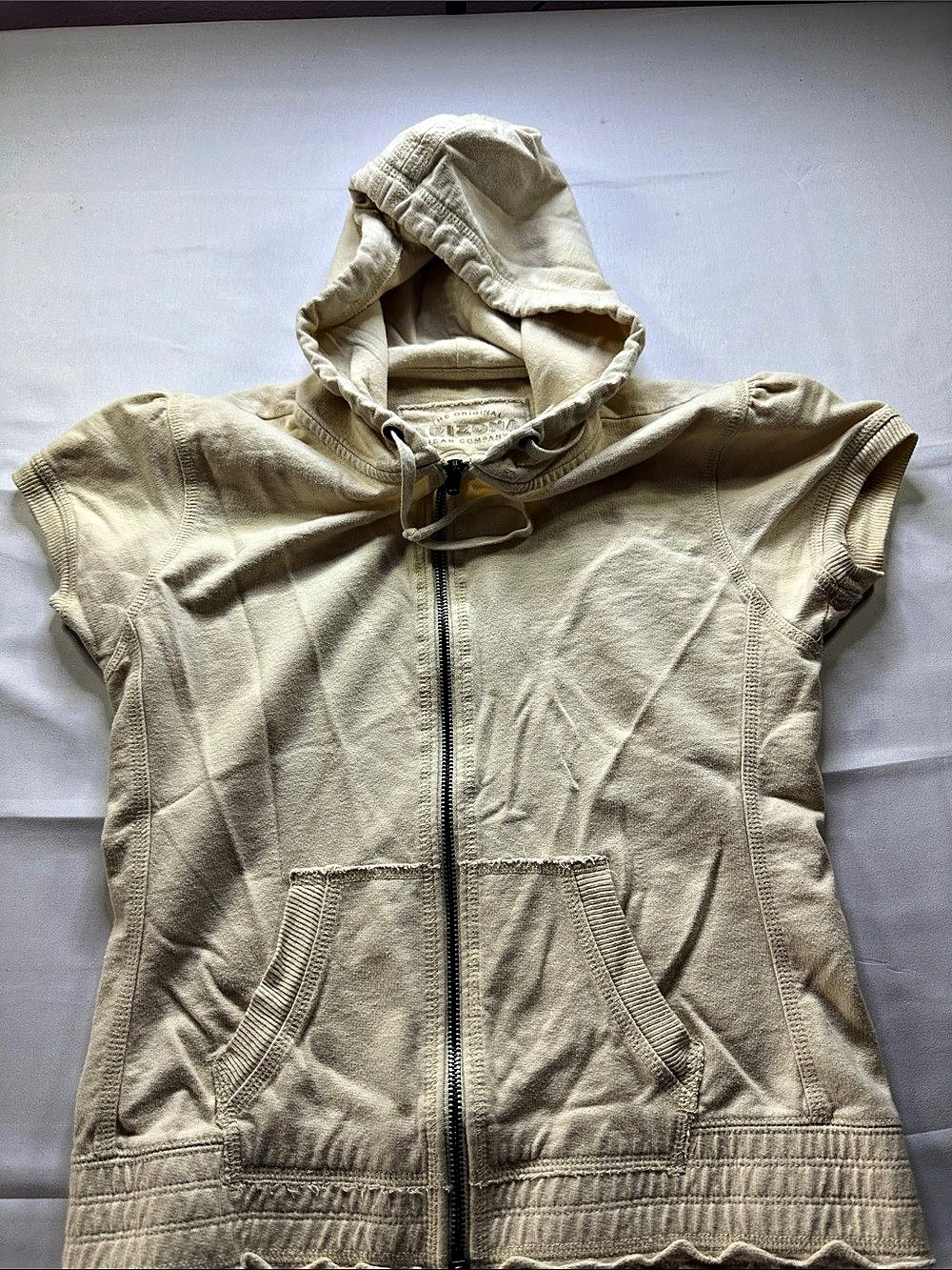 Arizona Jean Company Hooded Cotton Vest Size Medium